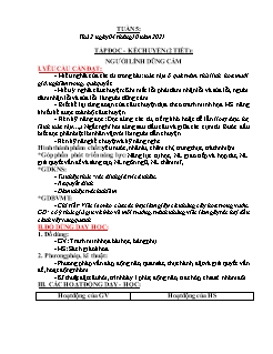Kế hoạch bài dạy Lớp 3 - Tuần 4 - Năm học 2021-2022 - Nguyễn Thị Cẩm Nhung