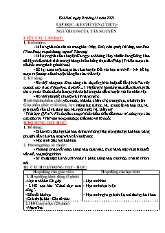 Kế hoạch bài dạy Lớp 3 - Tuần 9 - Năm học 2021-2022 - Nguyễn Thị Cẩm Nhung