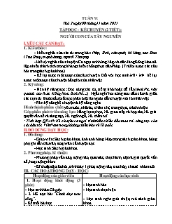 Kế hoạch bài dạy Lớp 3 - Tuần 9 - Năm học 2022-2023 - Nguyễn Thị Tố Nga