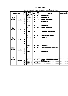 Kế hoạch bài dạy Lớp 4 - Tuần 13 - Năm học 2021-2022 - Nguyễn Thị Quyên