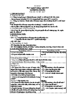 Kế hoạch bài dạy Lớp 4 - Tuần 17 - Năm học 2022-2023 - Lê Thị Thu Hương