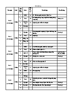 Kế hoạch bài dạy Lớp 4 - Tuần 6 - Năm học 2021-2022 - Lê Thị Thu Hương
