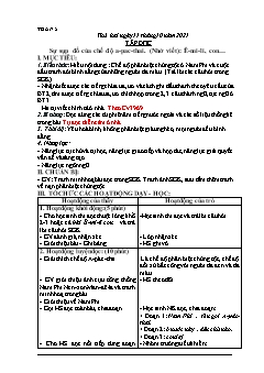 Kế hoạch bài dạy Lớp 5 (CV3969) - Tuần 5 - Năm học 2021-2022 - Nguyễn Thị Thu Trang