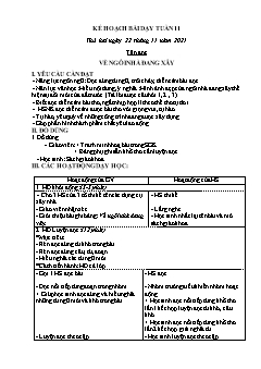 Kế hoạch bài dạy Lớp 5 - Tuần 11 - Năm học 2021-2022 - Nguyễn Văn Lợi