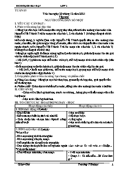 Kế hoạch bài dạy Lớp 5 - Tuần 15 - Năm học 2021-2022 - Nguyễn Thị Thu Trang