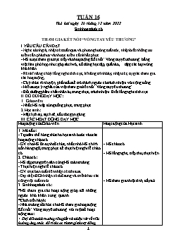 Kế hoạch bài dạy Lớp 5 - Tuần 16 - Năm học 2022-2023 - Nguyễn Văn Lợi