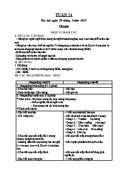 Kế hoạch bài dạy Lớp 5 - Tuần 24 - Năm học 2021-2022 - Nguyễn Văn Lợi