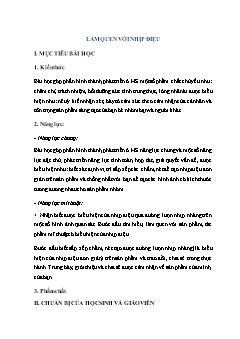 Kế hoạch bài dạy Mĩ thuật Lớp 2 - Bài 12: Làm quen với nhịp điệu - Năm học 2021-2022 - Trần Mạnh Đức