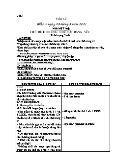 Kế hoạch bài dạy Mĩ thuật Lớp 3 - Tuần 1+2, Bài: Những chữ cái đáng yêu - Năm học 2021-2022