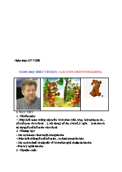 Kế hoạch bài dạy Ngữ Văn 6 Sách Cánh diều - Tuần 20, Tiết 85 đến 88 - Năm học 2021-2022