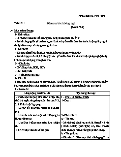 Kế hoạch bài dạy Ngữ Văn 6 Sách Cánh diều - Tuần 27, Tiết 101 đến 103 - Năm học 2020-2021