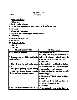 Kế hoạch bài dạy Ngữ Văn 6 - Tuần 32 - Năm học 2020-2021