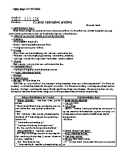 Kế hoạch bài dạy Ngữ Văn 7 - Tiết 115 đến 117 - Năm học 2020-2021 - Nguyễn Duy Đại