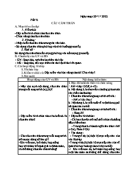 Kế hoạch bài dạy Ngữ Văn 8 + Lịch sử 7 - Tuần 19 - Năm học 2021-2022