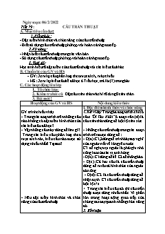 Kế hoạch bài dạy Ngữ Văn 8 + Lịch sử 7 - Tuần 20 - Năm học 2021-2022