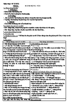 Kế hoạch bài dạy Ngữ Văn 8 + Lịch sử 7 - Tuần 22 - Năm học 2021-2022