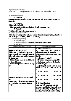 Kế hoạch bài dạy Ngữ Văn 8 + Lịch sử 7 - Tuần 28 - Năm học 2021-2022