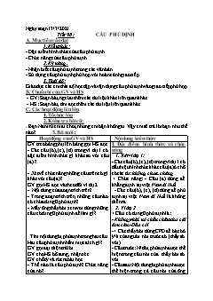 Kế hoạch bài dạy Ngữ Văn 8 - Tuần 26, Tiết 98 đến 101 - Năm học 2020-2021