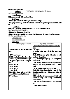 Kế hoạch bài dạy Ngữ Văn 8 - Tuần 32, Tiết 122 đến 124 - Năm học 2020-2021