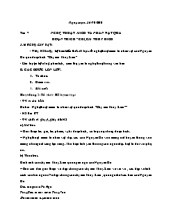 Kế hoạch bài dạy Ngữ Văn 9 - Tiết 7+8 - Năm học 2020-2021