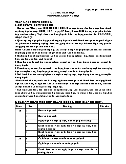 Kế hoạch bài dạy Ngữ Văn 9 - Tuần 20 - Năm học 2020-2021