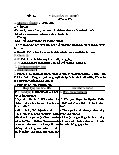 Kế hoạch bài dạy Ngữ Văn 9 - Tuần 24, Tiết 113 đến 117 - Năm học 2020-2021