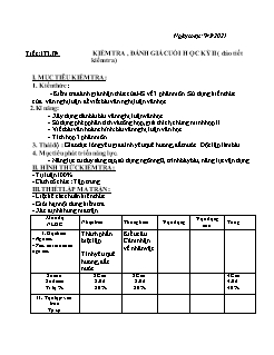 Kế hoạch bài dạy Ngữ Văn 9 - Tuần 34+35, Tiết 173 đến 175 - Năm học 2020-2021