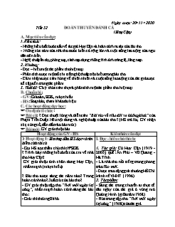 Kế hoạch bài dạy Ngữ Văn Lớp 9 - Tuần 12 - Năm học 2020-2021 - Cao Thị Huế