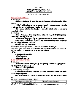 Kế hoạch bài dạy Tiếng Việt + Toán 3 - Tuần 10 - Năm học 2021-2022 - Nguyễn Thị Tố Nga