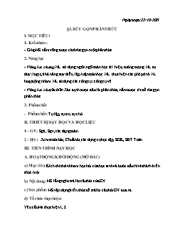 Giáo án Đại số 8 - Tuần 7 - Năm học 2021-2022 - Nguyễn Viết Hùng