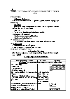 Giáo án Hóa học 8+9 - Tuần 12