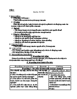 Giáo án Hóa học 8+9 - Tuần 23