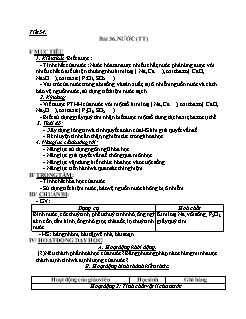 Giáo án Hóa học Lớp 8+9 - Tuần 29