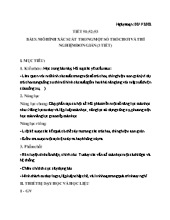 Giáo án Số học 6 - Tuần 17 - Năm học 2021-2022 - Nguyễn Viết Hùng
