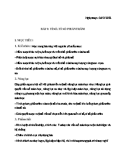 Giáo án Số học 6 - Tuần 24 - Năm học 2021-2022 - Nguyễn Viết Hùng