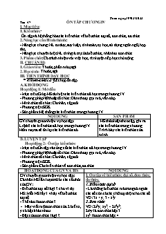 Kế hoạch bài dạy Đại số 7 - Tiết 47+48: Ôn tập chương IV - Năm học 2021-2022 - Nguyễn Đức Thắng