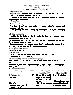 Kế hoạch bài dạy GDTC 1 Sách Cánh diều - Tuần 16 - Năm học 2022-2023