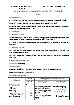 Kế hoạch bài dạy GDTC 2 Sách Cánh diều - Tuần 10 - Năm học 2022-2023 - Trần Tuấn Nghĩa