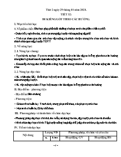 Kế hoạch bài dạy GDTC 2 Sách Cánh diều - Tuần 12 - Năm học 2021-2022 - Nguyễn Văn Sáng