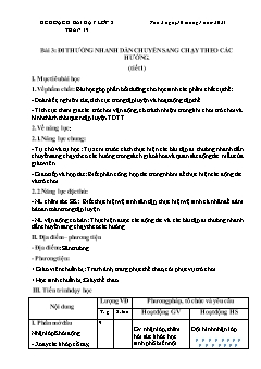 Kế hoạch bài dạy GDTC 2 Sách Cánh diều - Tuần 19 - Năm học 2022-2023 - Trần Tuấn Nghĩa
