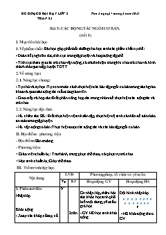 Kế hoạch bài dạy GDTC 2 Sách cánh diều - Tuần 23 - Năm học 2022-2023 - Trần Tuấn Nghĩa