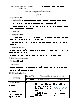 Kế hoạch bài dạy GDTC 2 Sách Cánh diều - Tuần 26 - Năm học 2022-2023 - Trần Tuấn Nghĩa