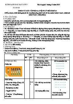 Kế hoạch bài dạy GDTC 3 - Tuần 11+12 - Năm học 2021-2022 - Trần Tuấn Nghĩa