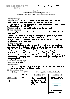 Kế hoạch bài dạy GDTC 5 - Tuần 27 - Năm học 2022-2023 - Trần Tuấn Nghĩa