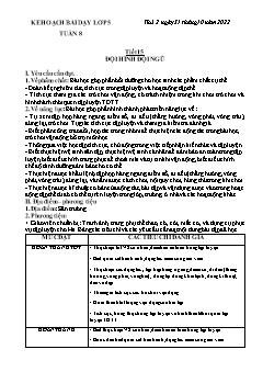 Kế hoạch bài dạy GDTC 5 - Tuần 8 - Năm học 2022-2023 - Trần Tuấn Nghĩa