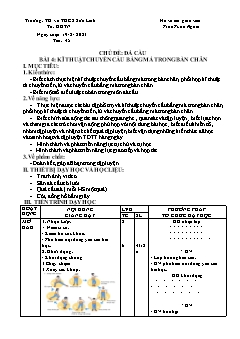 Kế hoạch bài dạy GDTC 7 Sách Cánh diều - Tiết 45+46 - Năm học 2022-2023 - Trần Tuấn Nghĩa