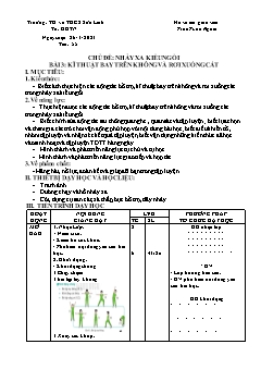 Kế hoạch bài dạy GDTC 7 Sách Cánh diều - Tiết 55+56 - Năm học 2022-2023 - Trần Tuấn Nghĩa