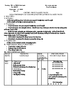Kế hoạch bài dạy GDTC 7 Sách Cánh diều - Tiết 57+58 - Năm học 2022-2023 - Trần Tuấn Nghĩa