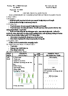 Kế hoạch bài dạy GDTC 7 Sách Cánh diều - Tiết 59+60 - Năm học 2022-2023 - Trần Tuấn Nghĩa