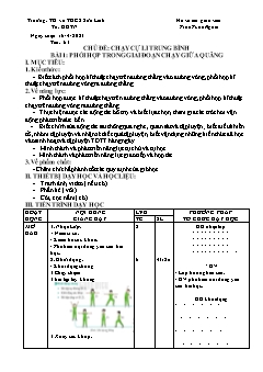 Kế hoạch bài dạy GDTC 7 Sách Cánh diều - Tiết 61+62 - Năm học 2022-2023 - Trần Tuấn Nghĩa